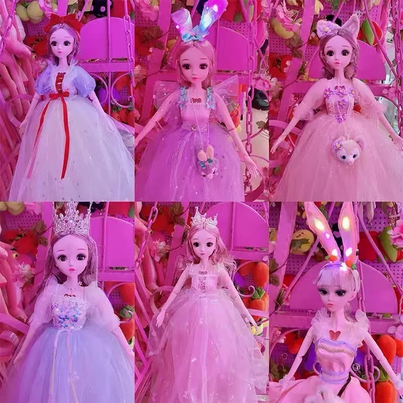 دمية بربى الذكية 60 سم تغني وتحكي قصص وترمش بعينَيها، دمية فينيل سنو وايت، هدية عيد ميلاد للبنات