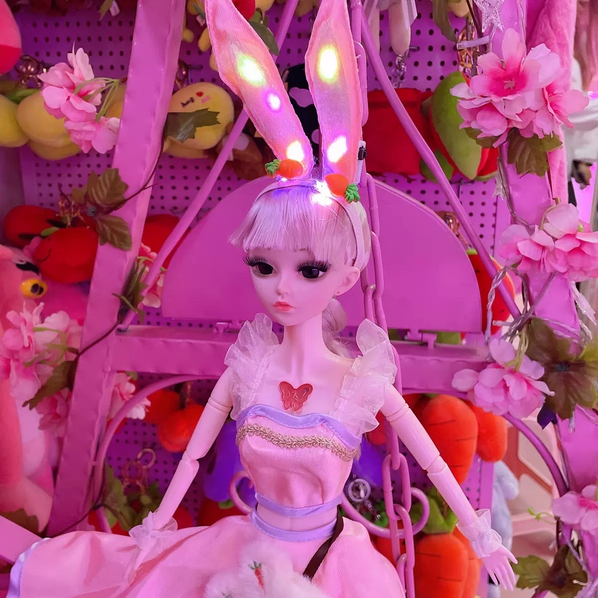 智能60cm芭比娃娃会唱歌讲故事眨眼睛洋娃娃白雪公主搪胶娃娃女孩生日礼物详情图7