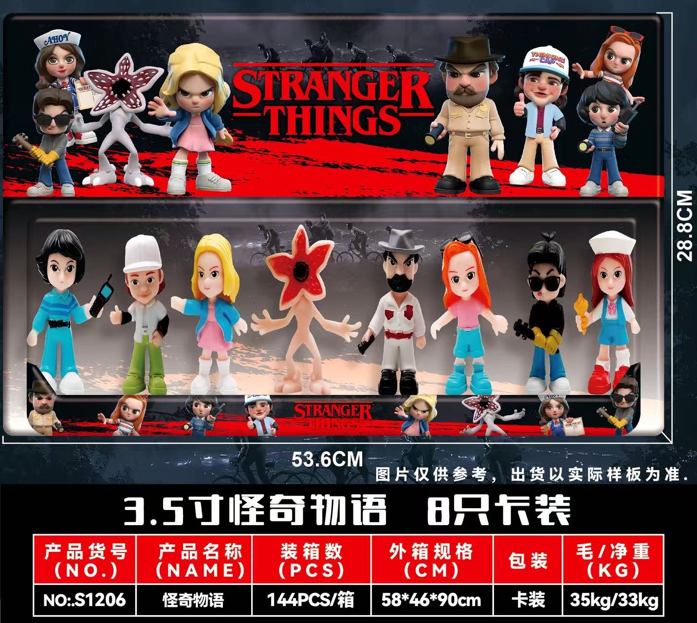 爆款 怪奇物语盲袋 盲盒玩具 公仔摆件钥匙扣 细节图