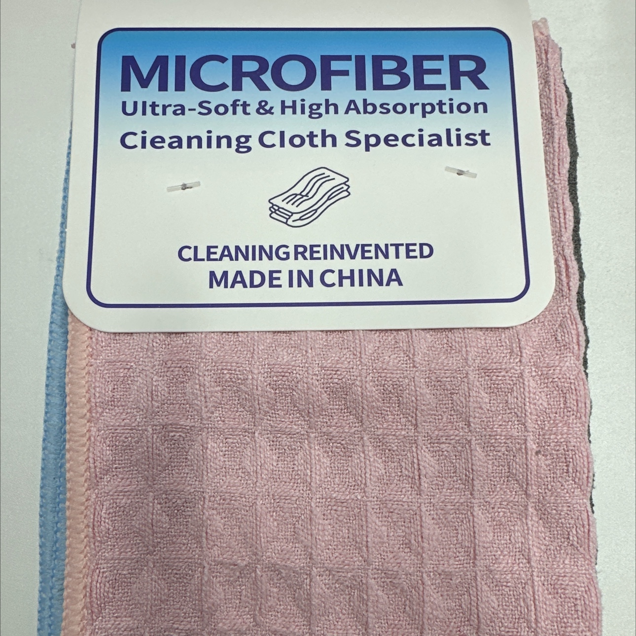 百洁布洗碗布棉质抹布厨房清洁擦布多用途毛巾家用华夫格锁边3片25*25