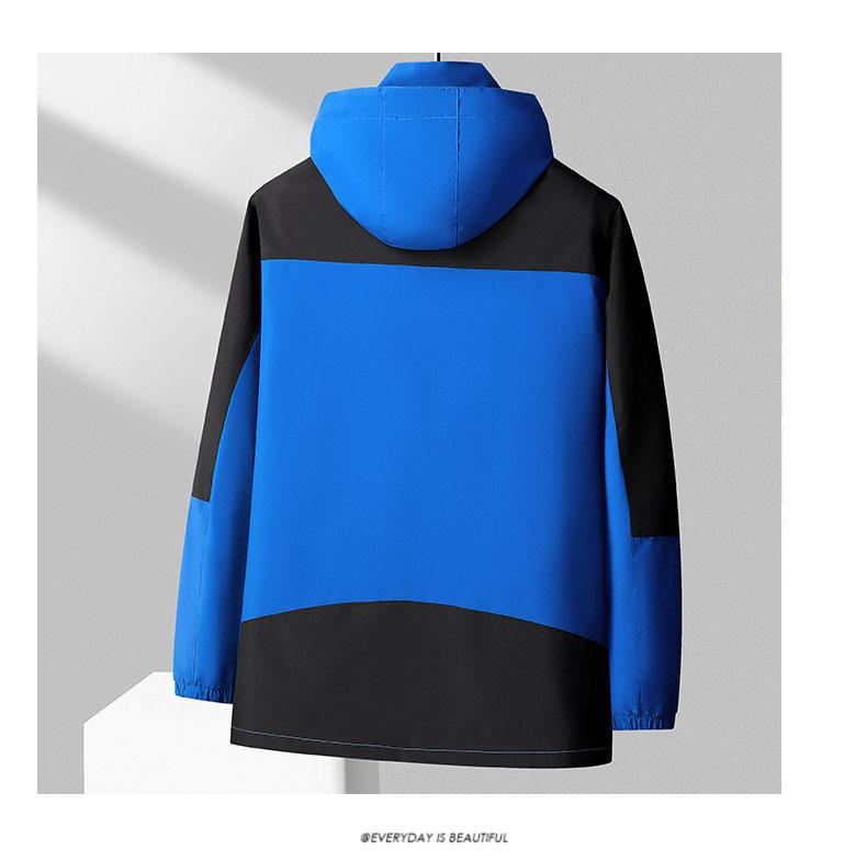 Three-in-one sports and outdoor windbreaker, men's hooded windproof and waterproof hiking pants, women's down jacket, windproof coat detail image 9