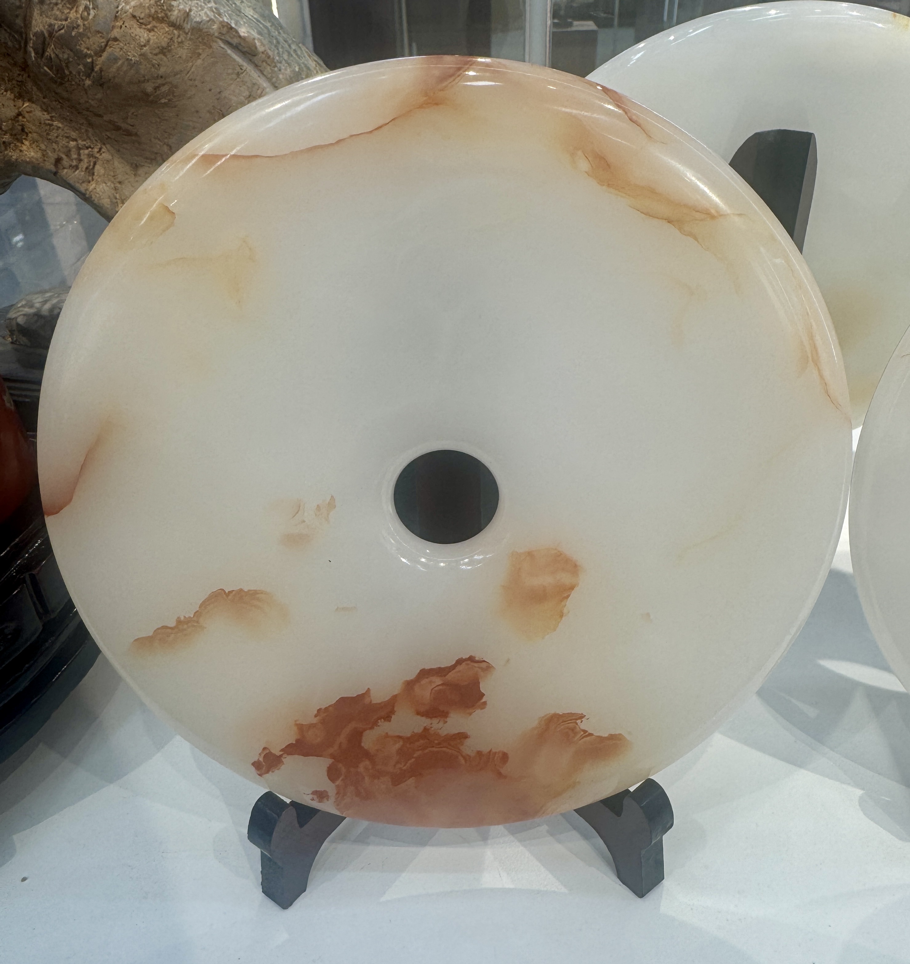 Afghan Jade Peace Pendant with a diameter of about 20 centimeters. Peace pendant gift box decoration [Wholesale customization] details Picture