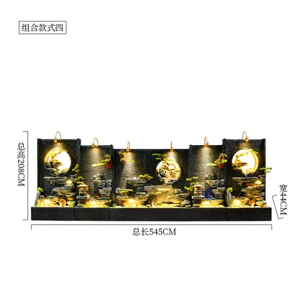 仿真石的色彩，潺潺流水声配上绿植、搭配云雾缭绕的雾化器，动感就是不一样的美妙绝伦[强][玫瑰][玫瑰][玫瑰]