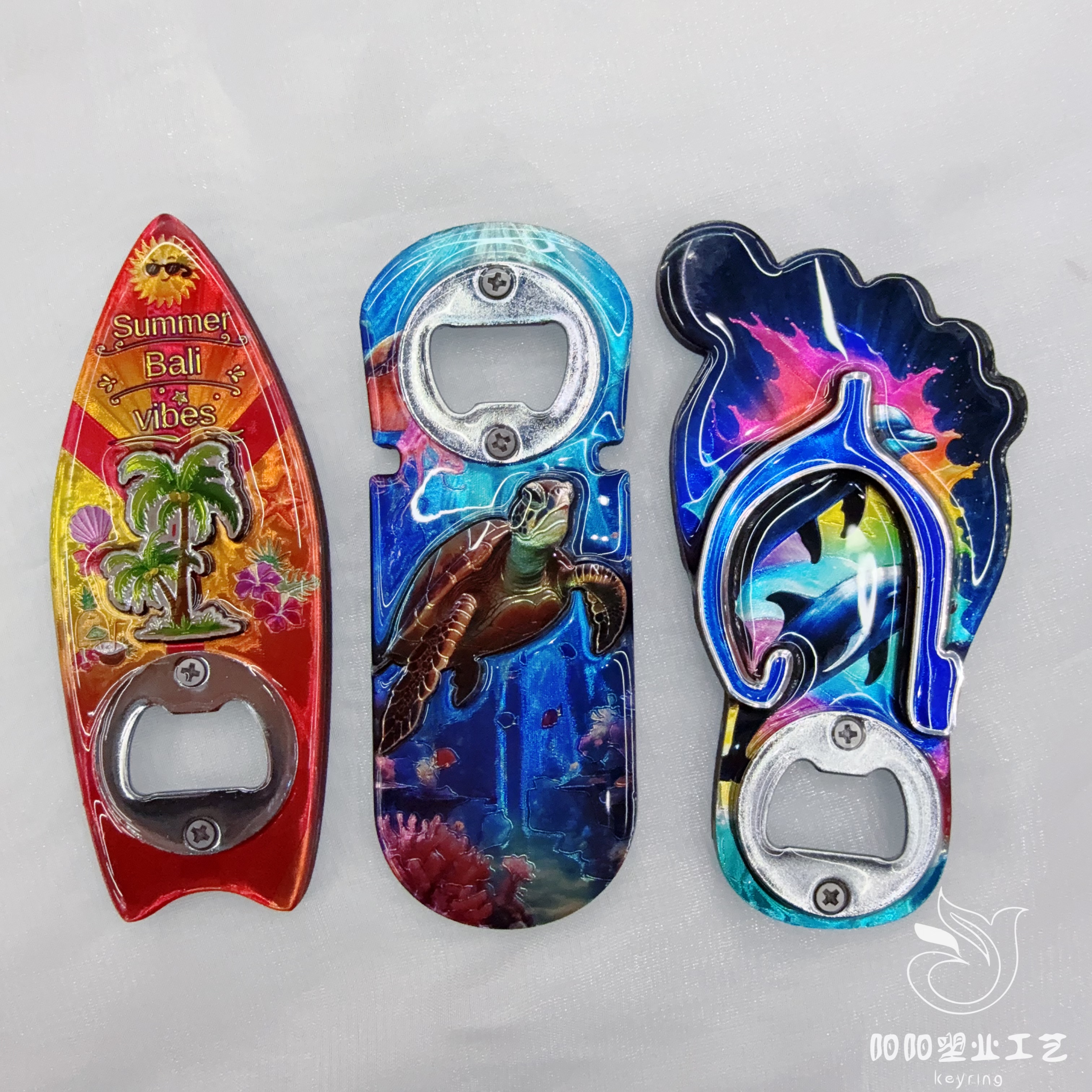 Customized wooden fridge magnets for festivals, gifts for tourist attractions, solid wood fridge magnets, and souvenirs for ocean aquariums Application Scenario