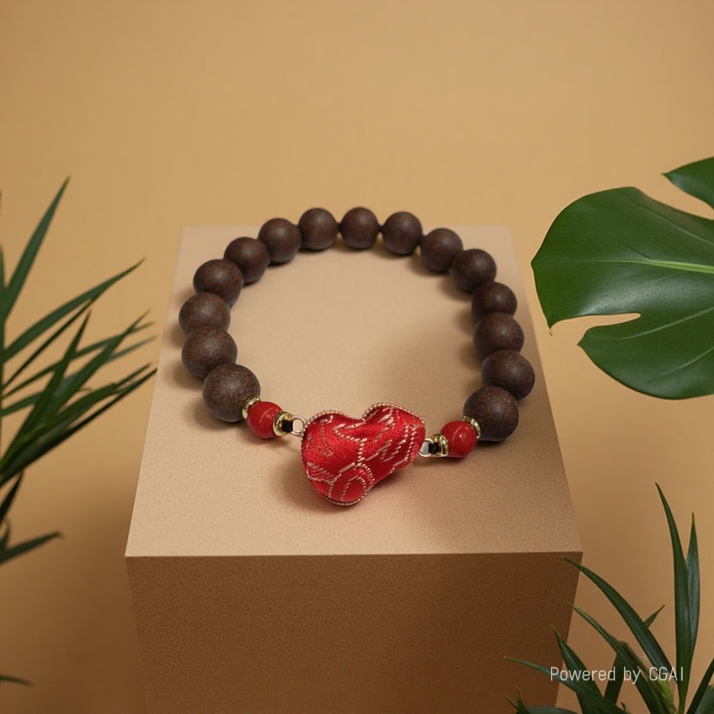 非遗宋锦国风手串文玩手饰中药合香手串时尚手链福禄双全健康手串细节图