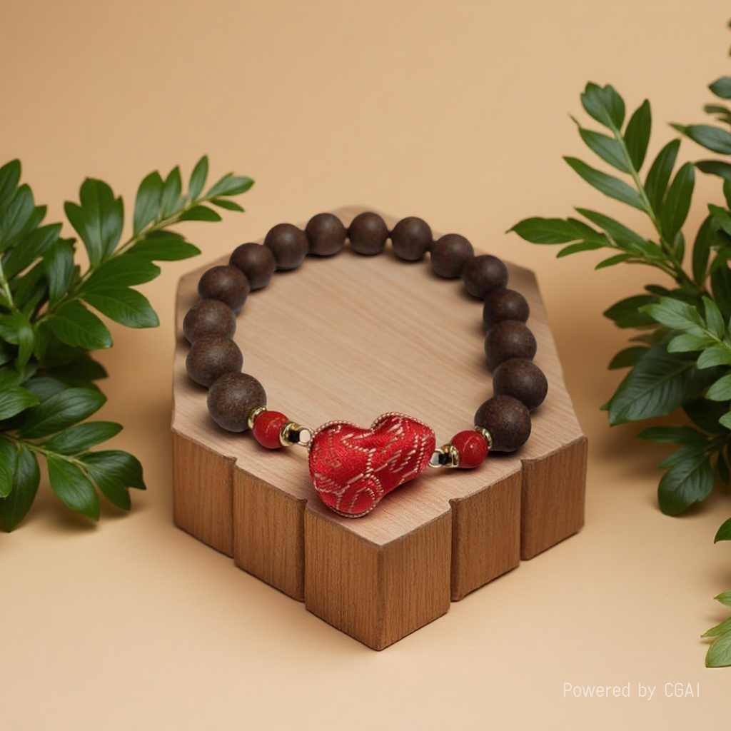 非遗宋锦国风手串文玩手饰中药合香手串时尚手链福禄双全健康手串详情图3