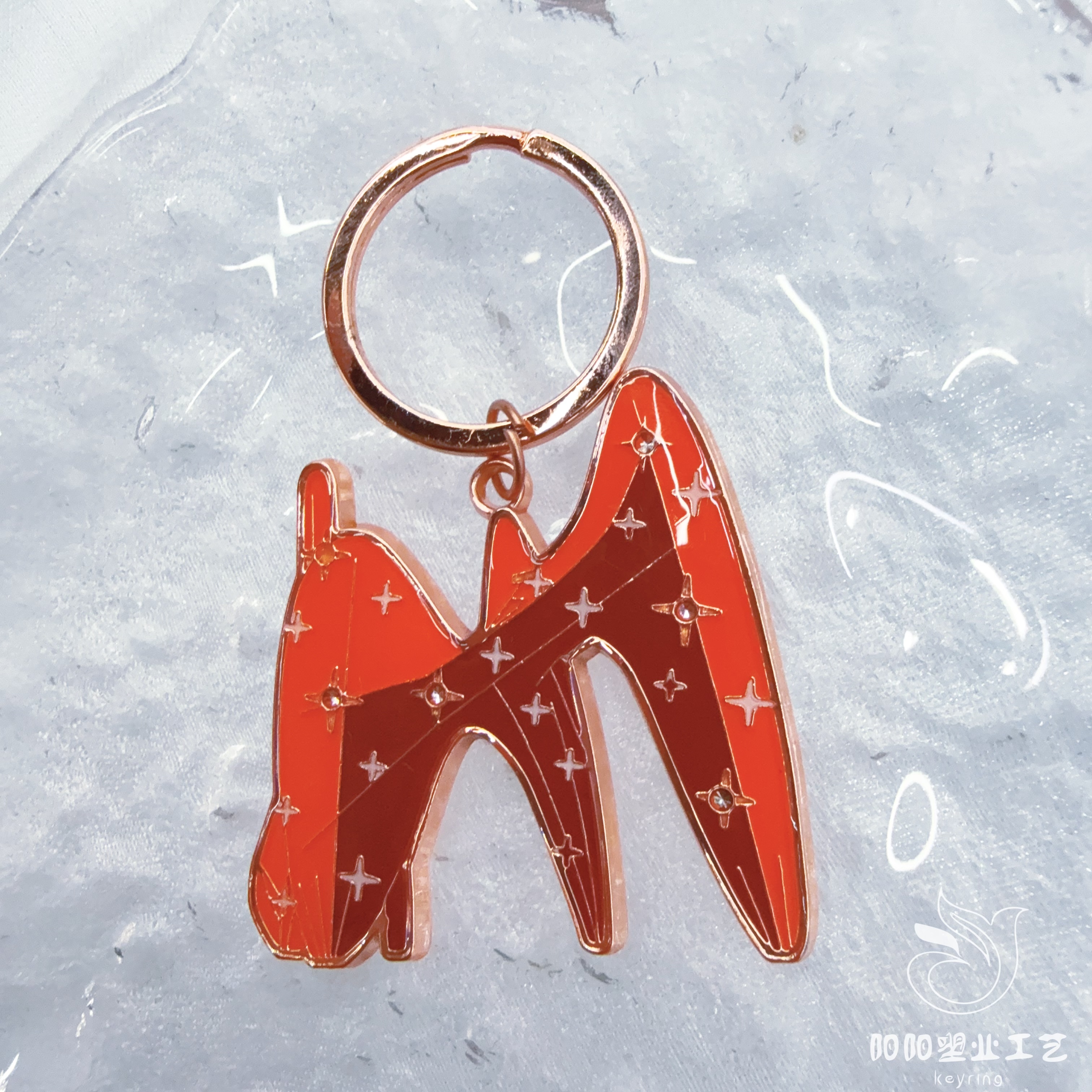 Wholesale of cross-border metal keychains, European-style tourist city souvenirs, Spanish New York key chains, sand gold Application Scenario