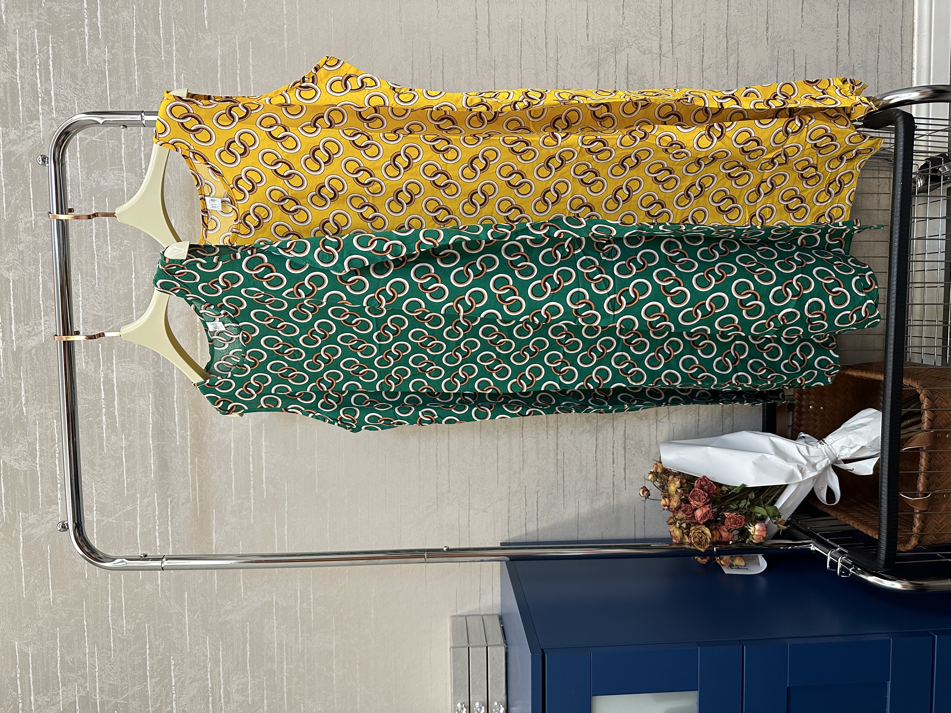 Foreign trade home wear, sleeping dress, long dress, floral print, comfortable long dress, sleeping dress, pajamas details Picture