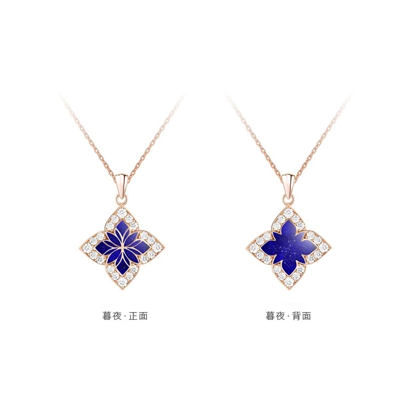 【 NOLYN】 The Fei series Gusu Xuan necklace accessory features a light luxury design, exquisite new collarbone chain, and a high-end look Specification image
