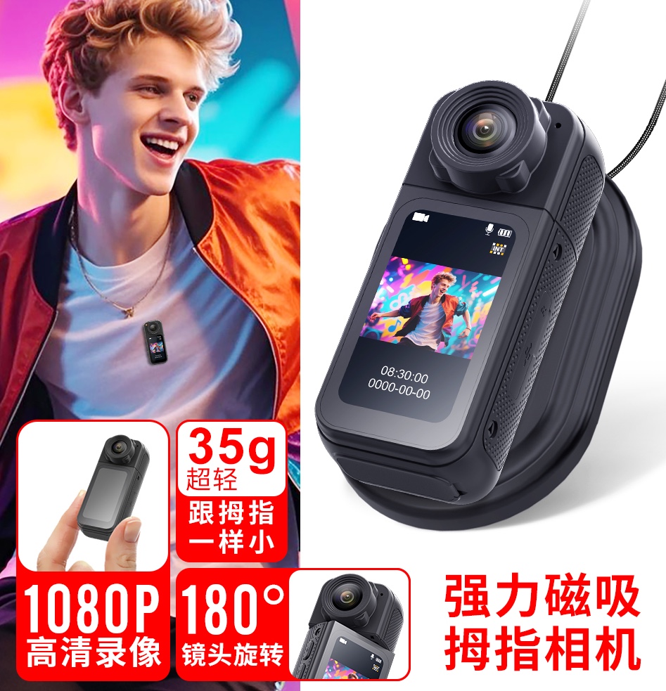 S83 Action Camera, High-Definition Small Camera, Smart Glasses, Portable Photography, Dslrcamera, Multi-Functional, Suitable For Custom Logo, Optional Memory Card details Picture