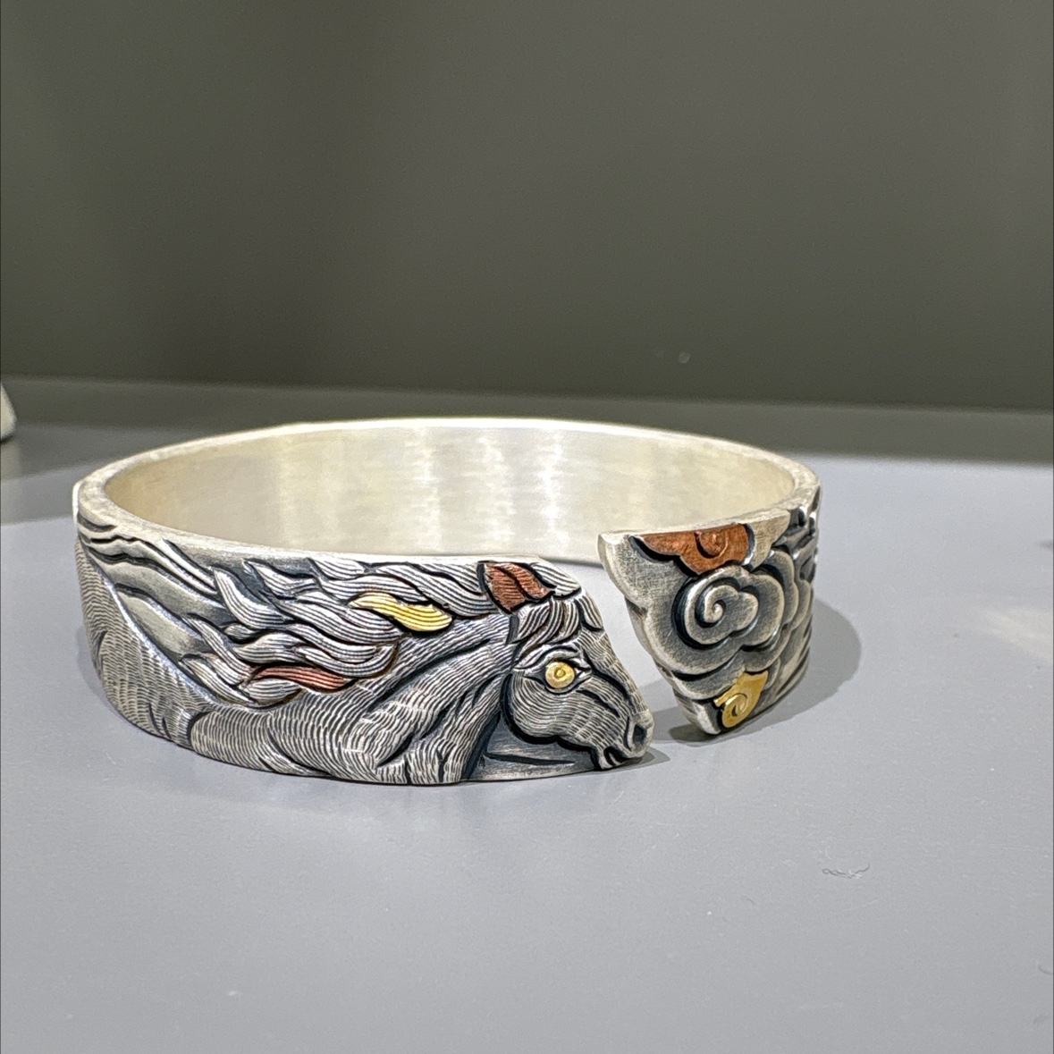 足银手镯复古银镯子999首饰品时尚简约女款手链礼品