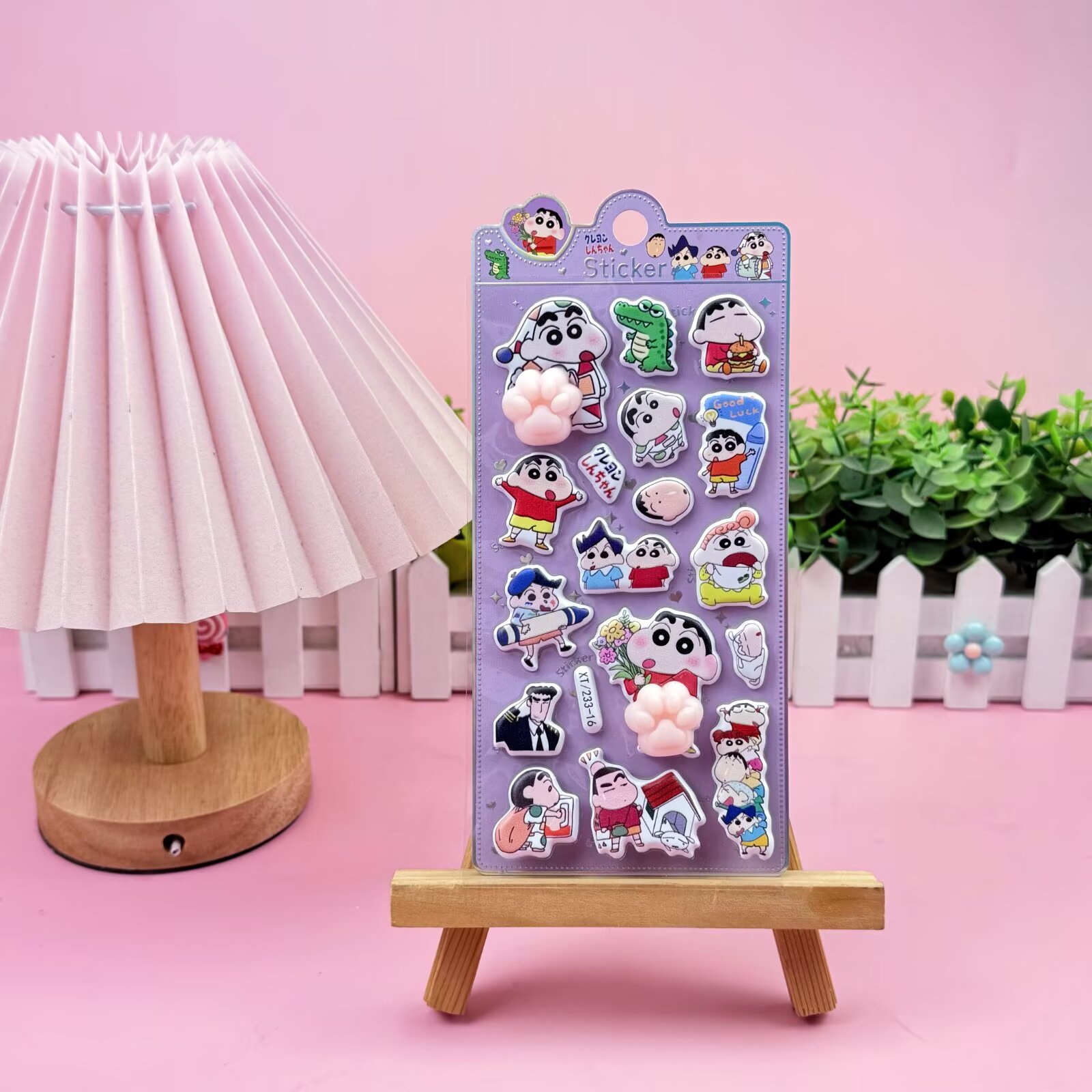 XT233夜光猫爪芙蓉皮泡泡贴