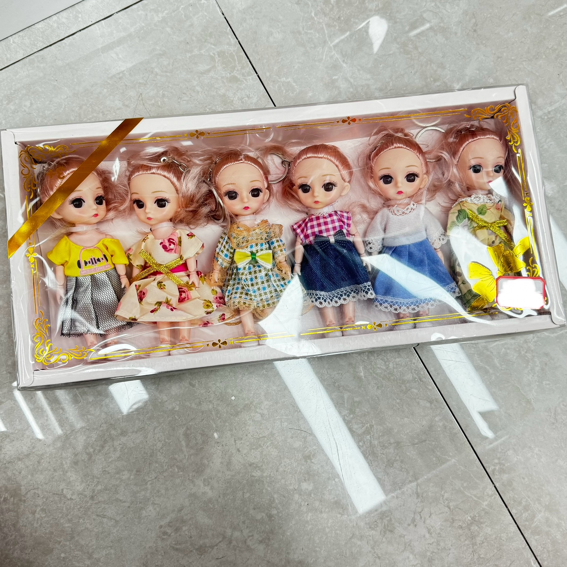 New doll set, dress up girl, princess toy, play house, birthday gift set box