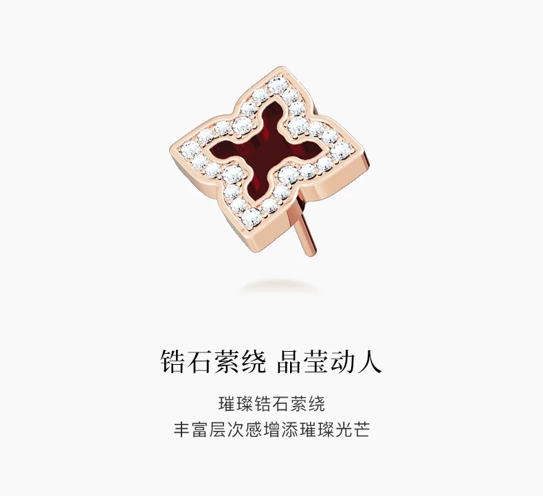 【 NOLYN】 Fei Series Suzhou New Year Stud Earrings, high-end and light luxury design, silver versatile, personalized and exquisite accessory stud earrings detail image 6