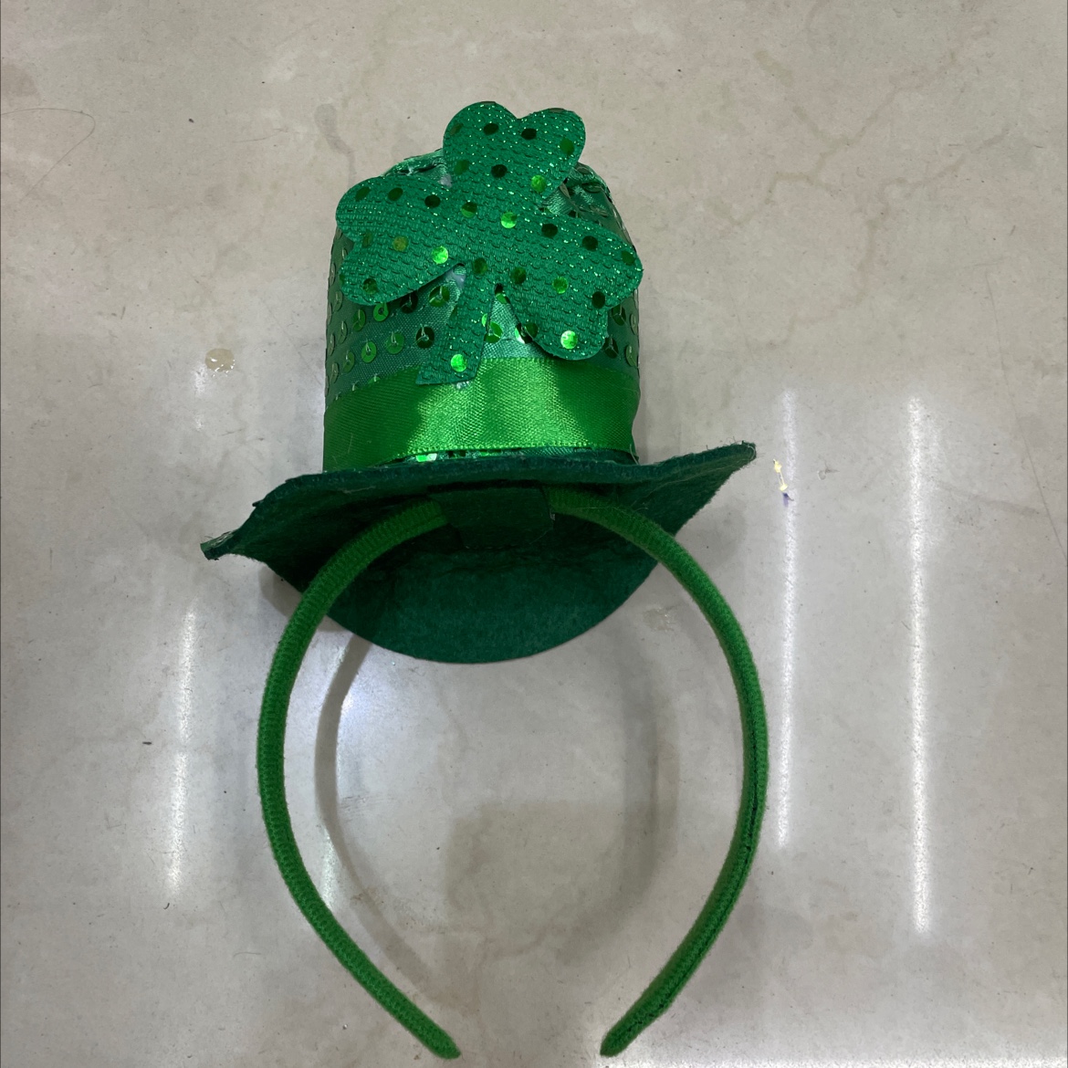 热卖款爱尔兰节帽子发箍三叶草头箍装饰帽子发箍发饰，欢迎新老客户光临惠顾
