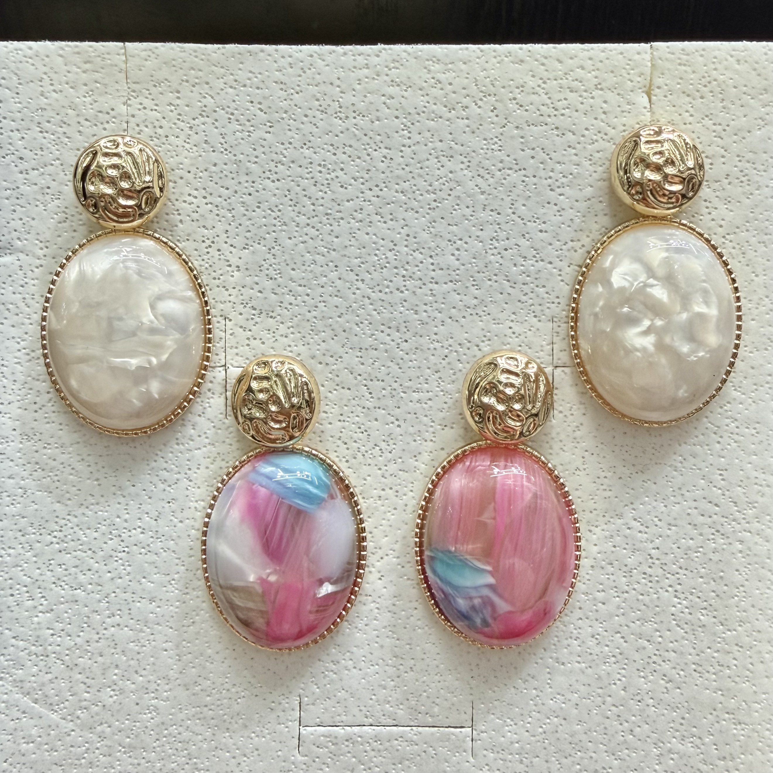 春夏款醋酸3D立体珠耳环耳饰简约时尚女款耳坠配饰品耳环耳环