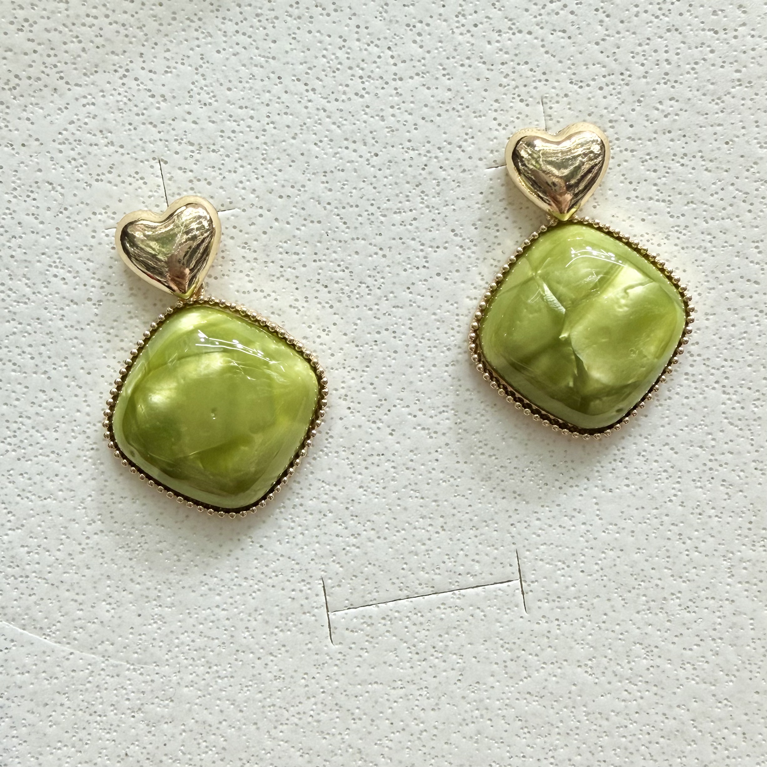 Acetic acid 3D stereoscopic beads Spring and Summer simple women's earrings and earrings accessories, elegant and simple style details Picture