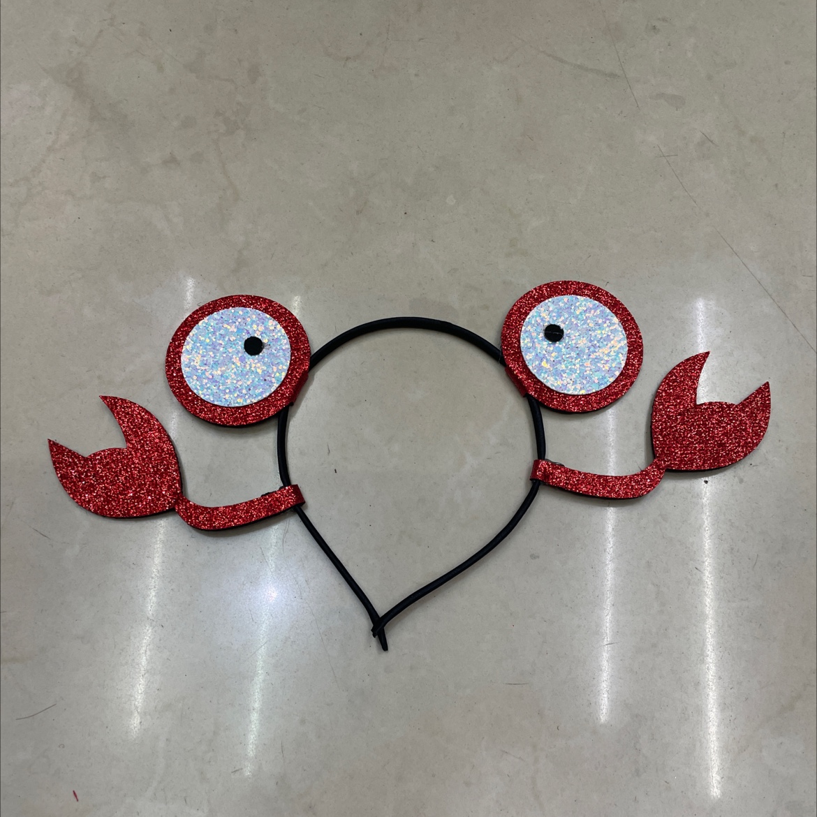 宝宝卡通头饰儿童螃蟹玩具儿童发饰多功能宝宝头饰配饰适用母婴儿童用品拍照神器详情图3