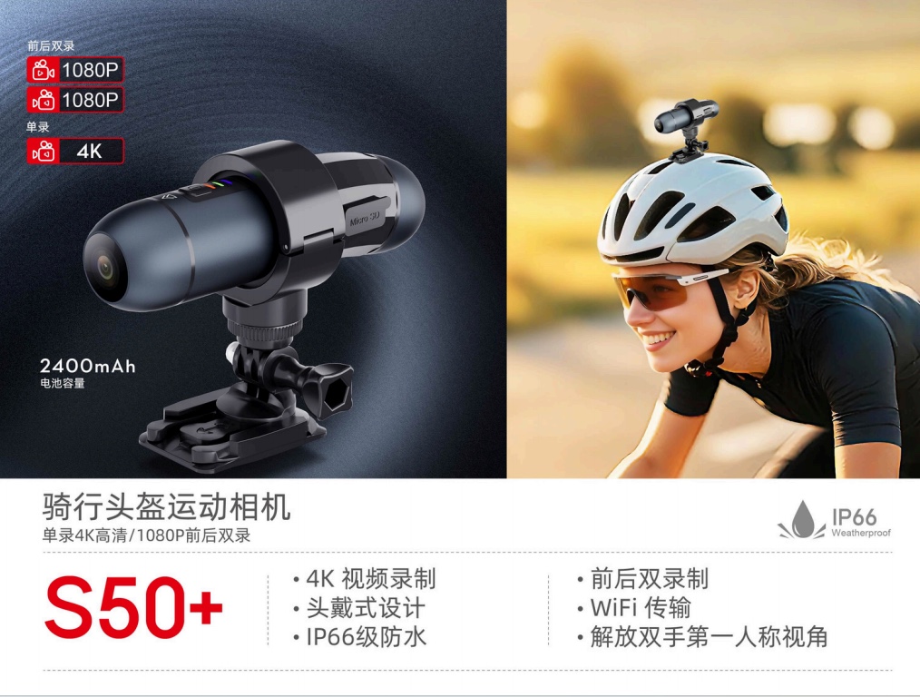 运动相机/摄影/Dslrcamera/微型摄像头/智能眼镜拍摄白底实物图