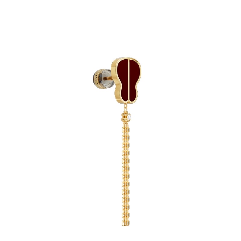 【 NOLYN】 Green Sky Series Earrings, Earrings, pendants, red agate, niche original design, new Chinese-style light luxury accessories, stud earrings and earrings Application Scenario