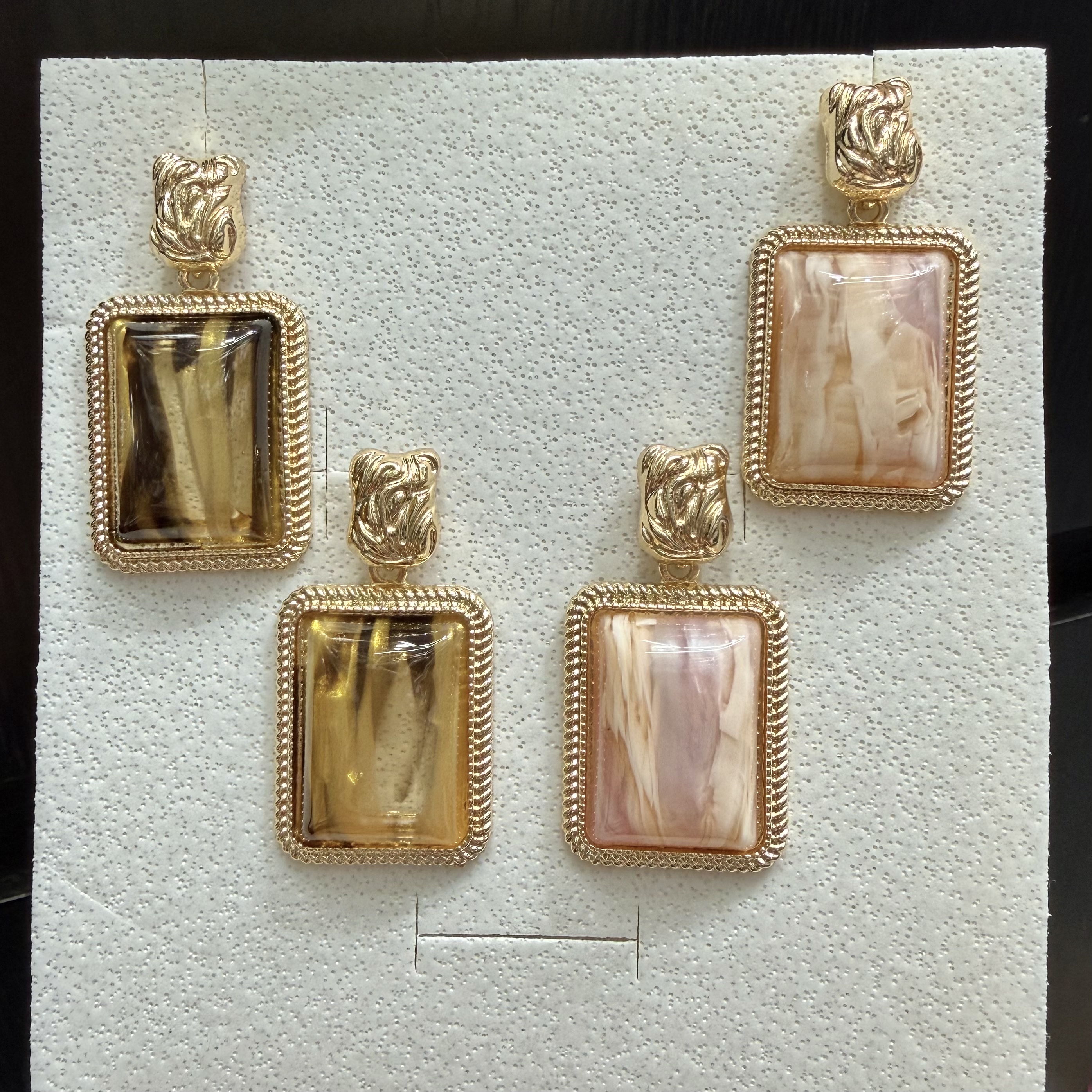 醋酸耳环耳饰合金耳环时尚简约气质女款耳坠配饰品