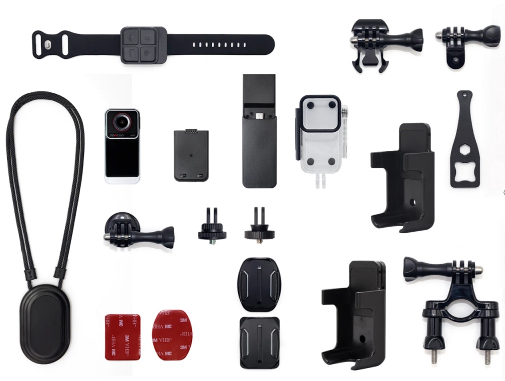 The Saw10 Thumb Action Camera Features A Waterproof Super Night Vision Touch Screen With 4K30fps Ultra-High-Definition Video Recording Effect, Anti-Shake Dual-Color Touch Screen Function, And Supports Live Streaming And Customizable Logo Item Picture