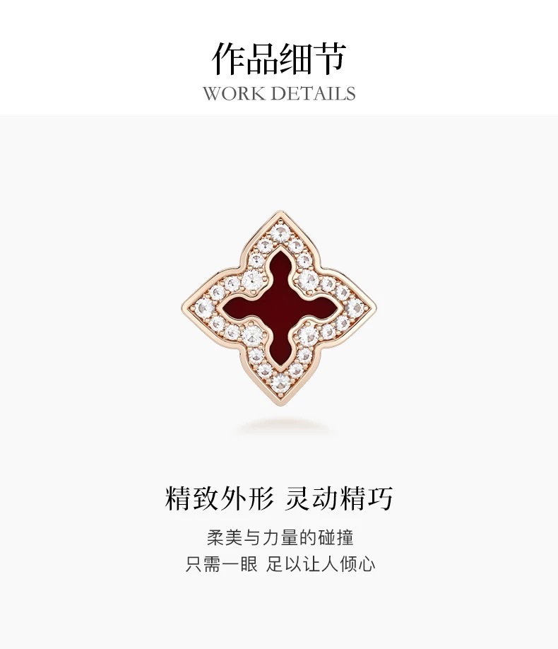 【 NOLYN】 Fei Series Suzhou New Year Stud Earrings, high-end and light luxury design, silver versatile, personalized and exquisite accessory stud earrings detail image 5