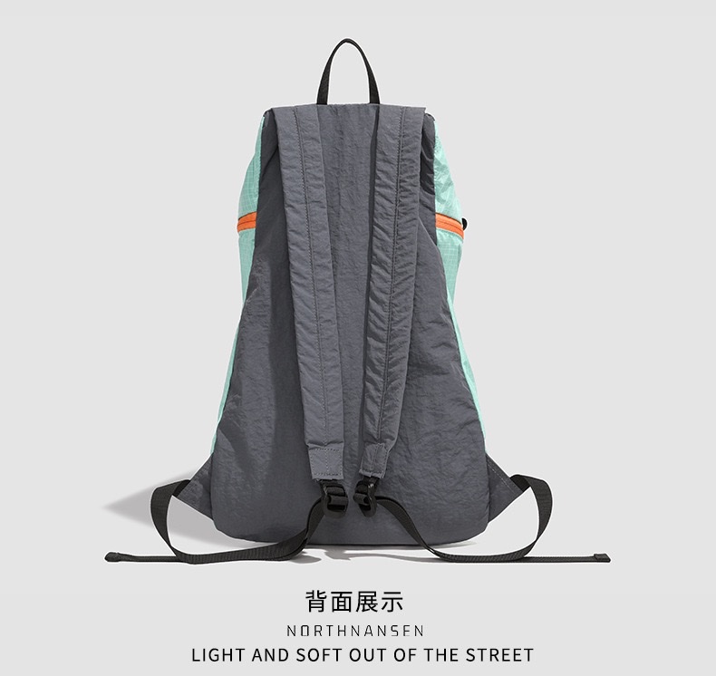 Hiking bag, sports outdoor backpack, large-capacity dopamine, leisure travel backpack, student schoolbag, cycling backpack, men's and women's styles, unisplendour detail image 7