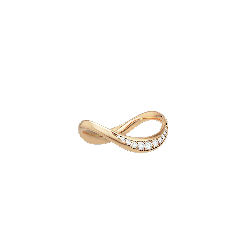 【 NOLYN】 Unfastened Boat Ring Women's Jewelry, light luxury, high-end design, new Chinese style, simple and plain ring, ring Application Scenario