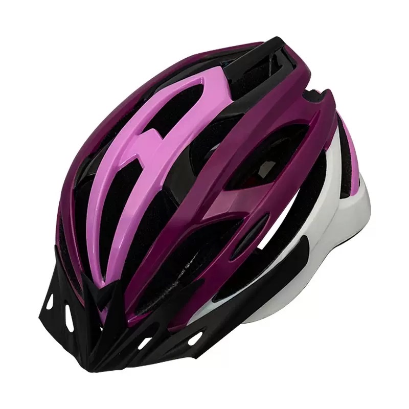 The mountain road bicycle one-piece molded helmet is a lightweight and breathable cycling helmet that can be affixed with logo labels Specification image