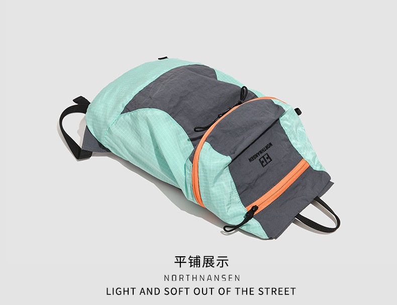 Hiking bag, sports outdoor backpack, large-capacity dopamine, leisure travel backpack, student schoolbag, cycling backpack, men's and women's styles, unisplendour detail image 9
