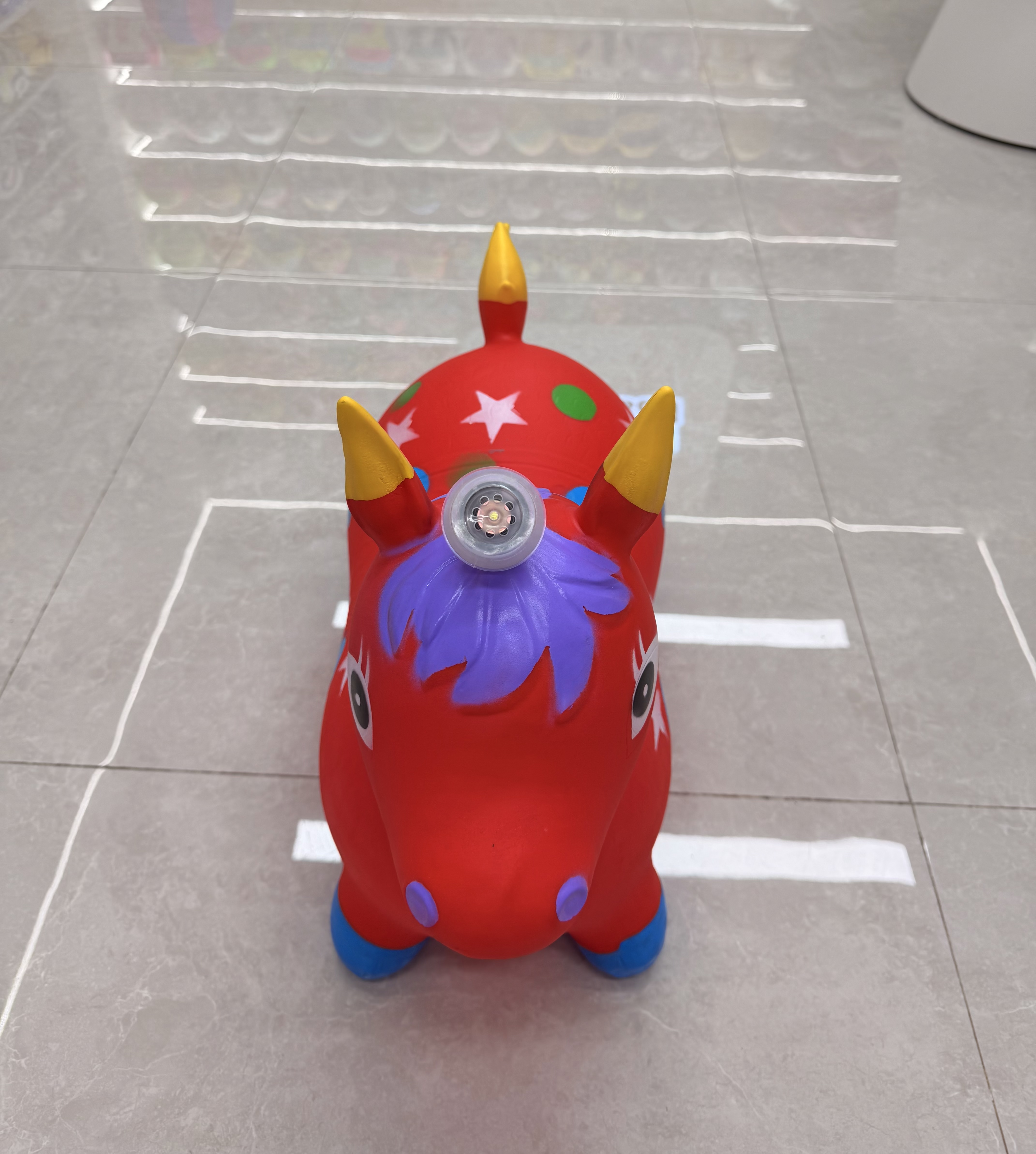 Jumping Horse Mini Bouncy Ball, a 1-year-old baby toy, a new type of children's educational and sports toy