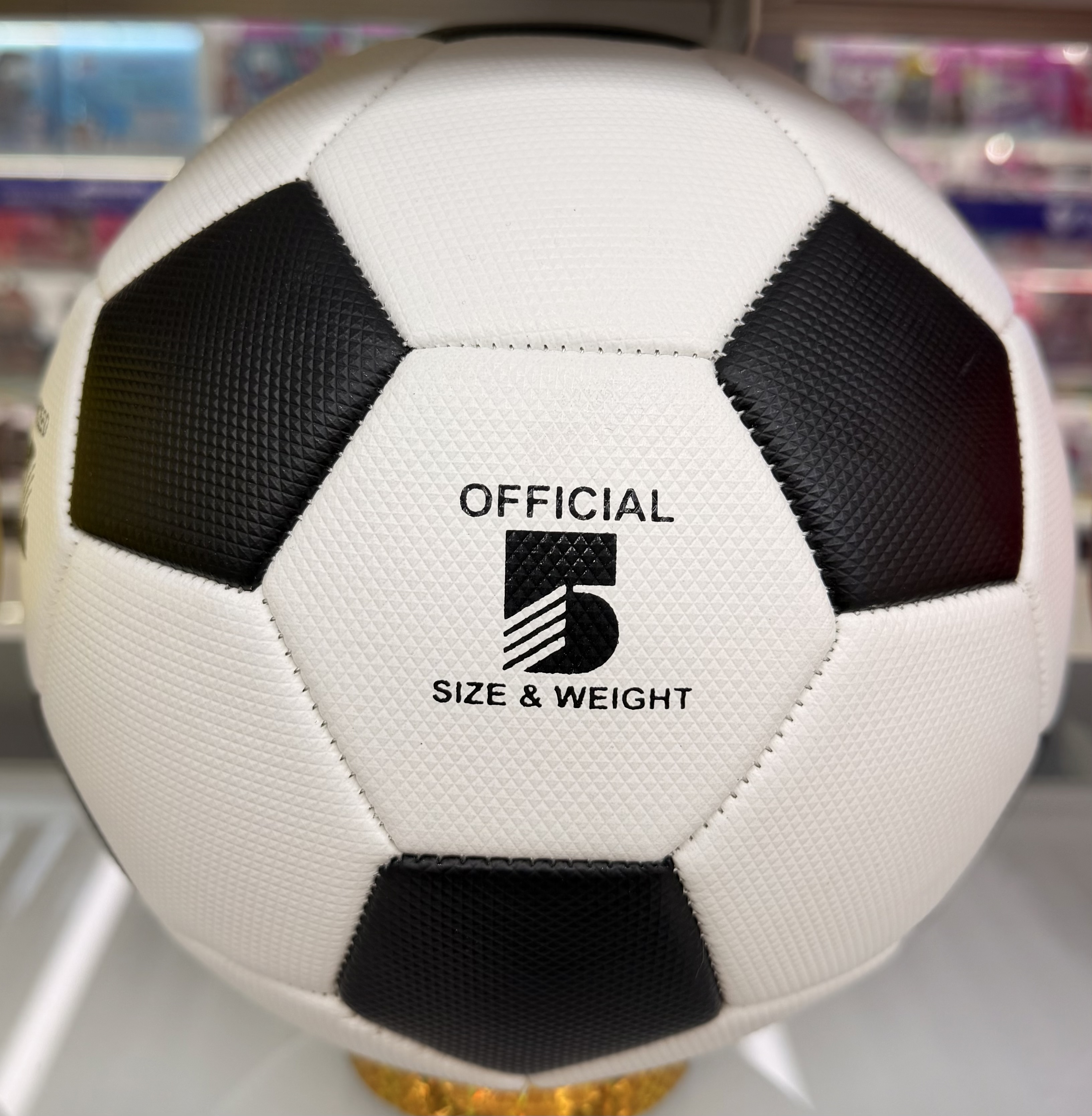 The No. 5 football match ball is wear-resistant and anti-slip, specially designed for football matches