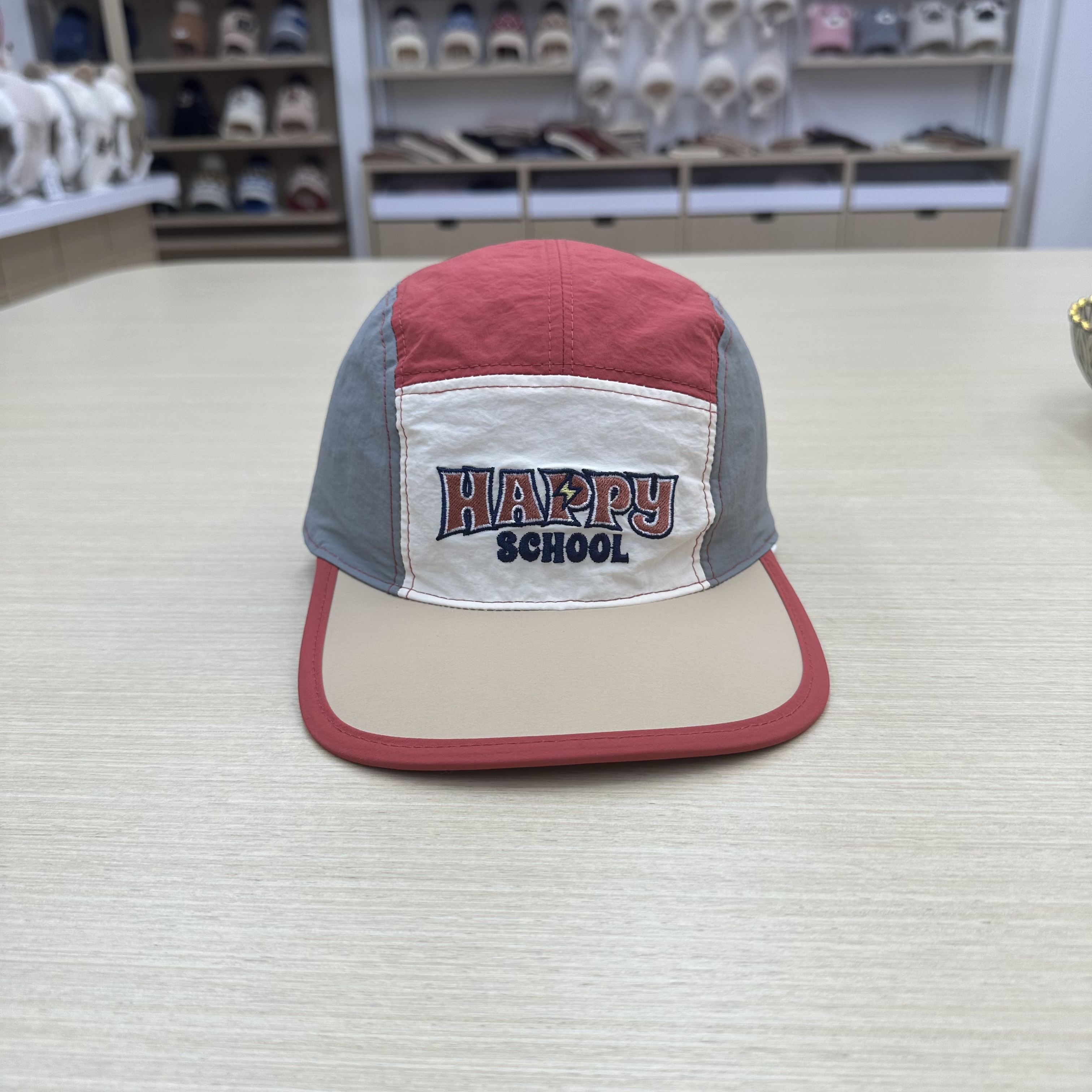 Summer flat-brimmed baseball caps for children aged 5 to 15, sun protection, waterproof and sunshade caps, children's caps and teenagers' caps details Picture
