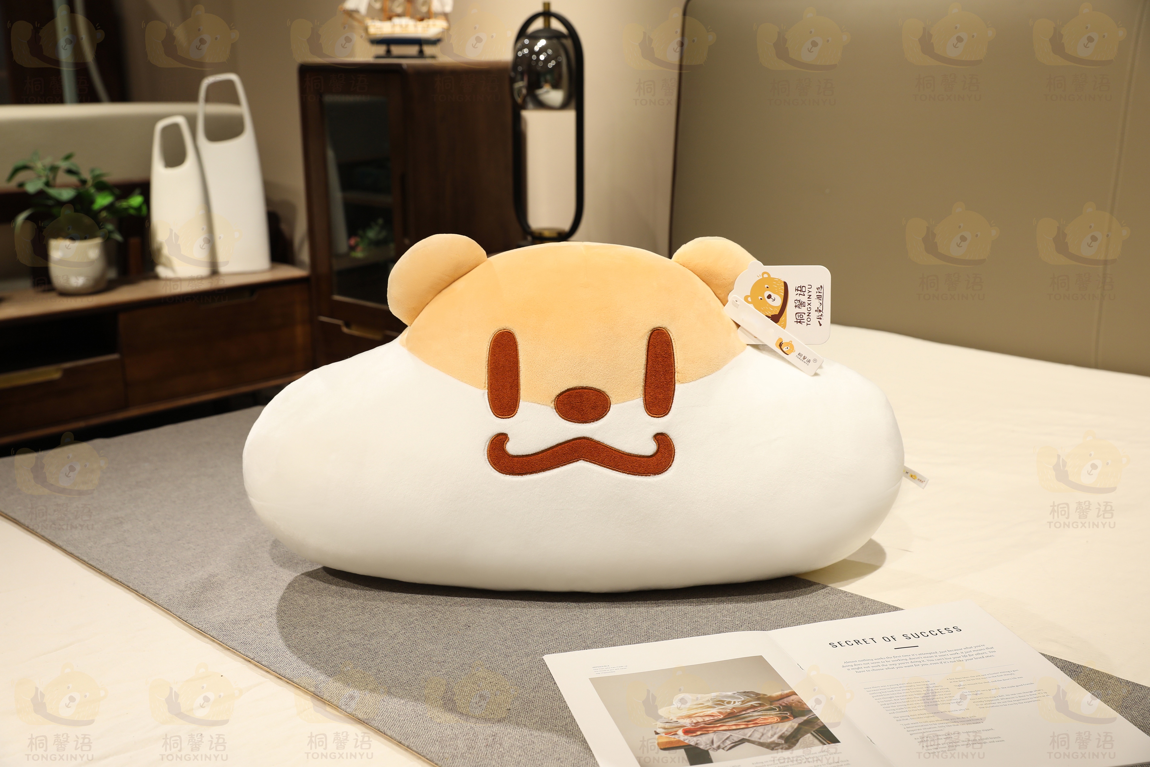 奶茶鼠抱枕毛绒玩具小挂件可爱玩偶布艺毛绒伴手礼儿童礼物装饰品