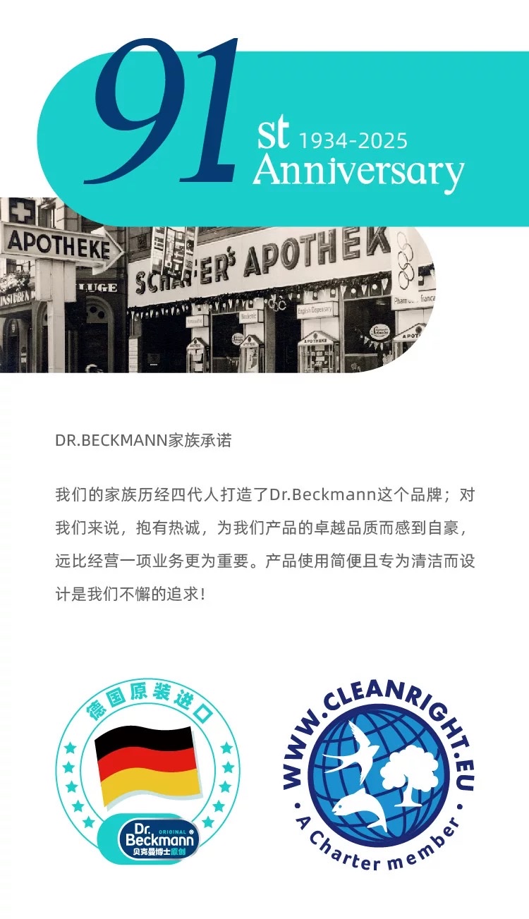 德国贝克曼博士三合一强力去污膏石多功能不锈钢清洁膏小白鞋强力去污家庭清洗衣剂550g详情图6