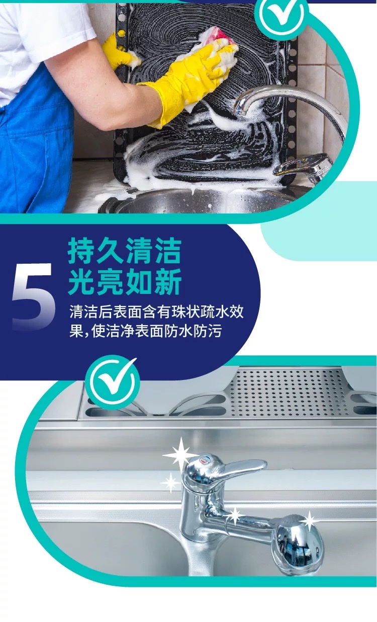 德国贝克曼博士三合一强力去污膏石多功能不锈钢清洁膏小白鞋强力去污家庭清洗衣剂550g详情图10