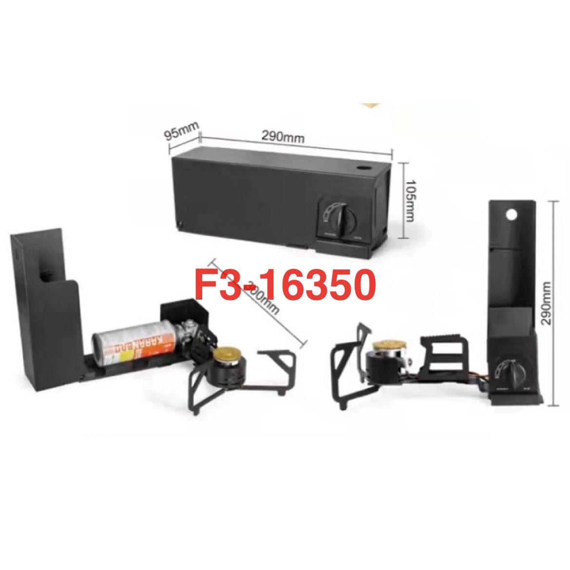 新款折叠旋转卡式炉全铜炉头燃烧器 便携户外卡式炉camping stove详情图4