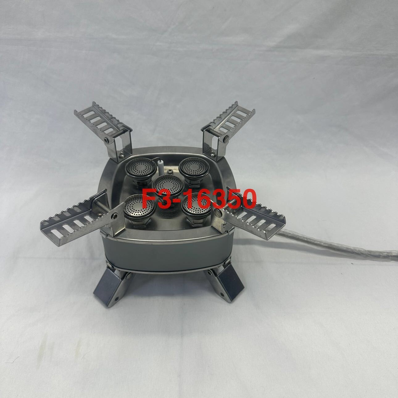 Newly upgraded portable folding outdoor fierce fire stove 12800W five-core fierce fire camping portable gas stove source factory Source factory details Picture