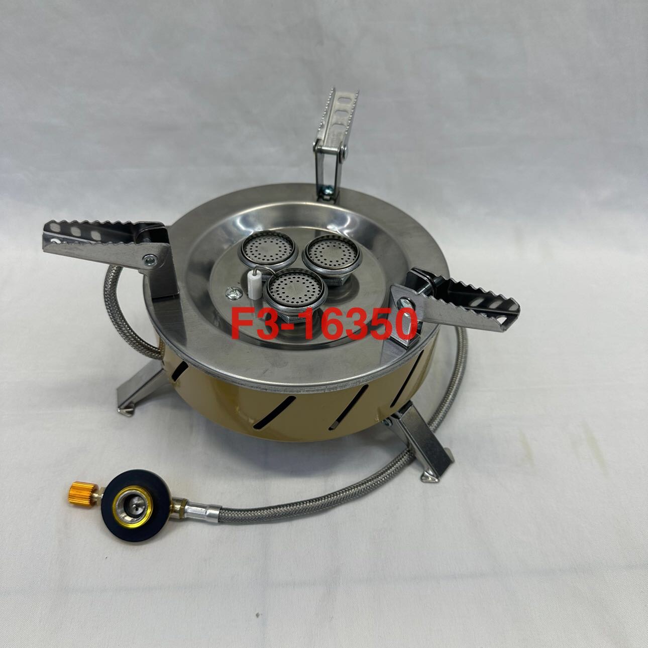 户外三星炉灶防风猛火炉头野餐露营卡式液化气便携式野营炉户外炉细节图