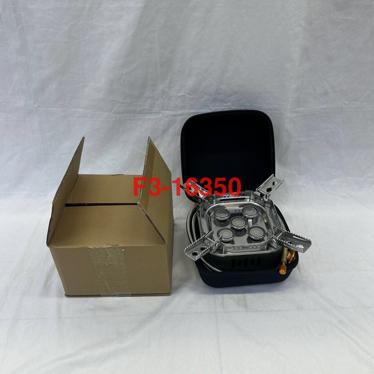 SF-HW-03 五芯卡式炉户外野营炉具烧水煮茶炉头便携露营炊具煤气燃气灶黑色详情图3