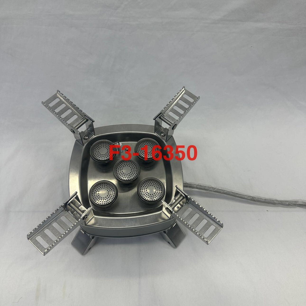 Newly upgraded portable folding outdoor fierce fire stove 12800W five-core fierce fire camping portable gas stove source factory Source factory Specification image