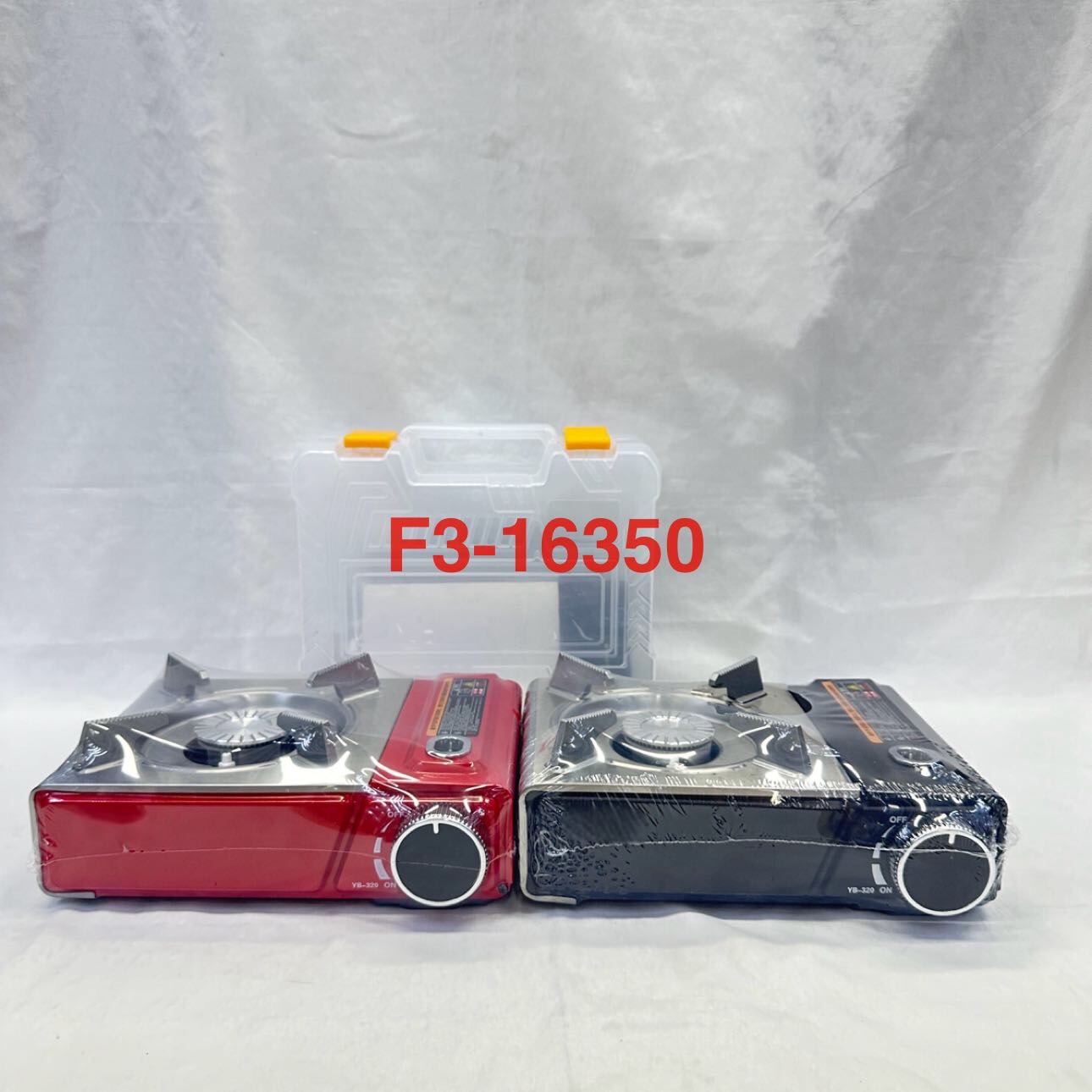 New outdoor gas stove, strong fire furnace, transparent plastic box camping stove, super high power, powerful firepower YB-320, source factory, source factory Item Picture