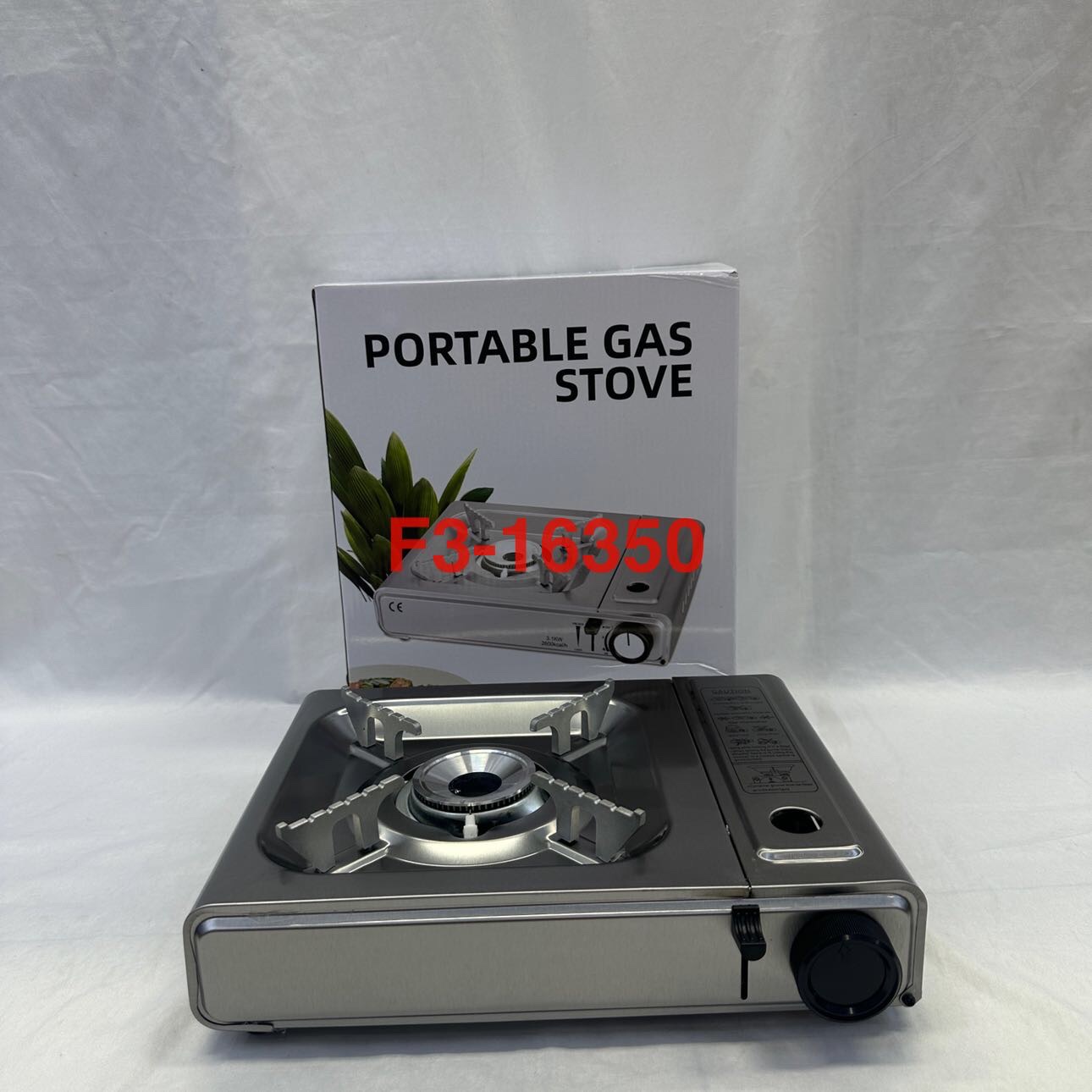 The newly upgraded stainless steel foot high-power outdoor portable cassette stove is suitable for cookware of different sizes. Stainless steel cassette type source factory source factory source factory source factory source factory