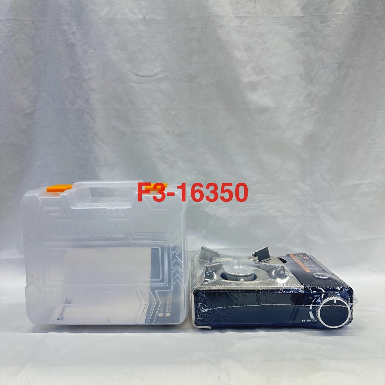 New outdoor gas stove, strong fire furnace, transparent plastic box camping stove, super high power, powerful firepower YB-320, source factory, source factory details Picture