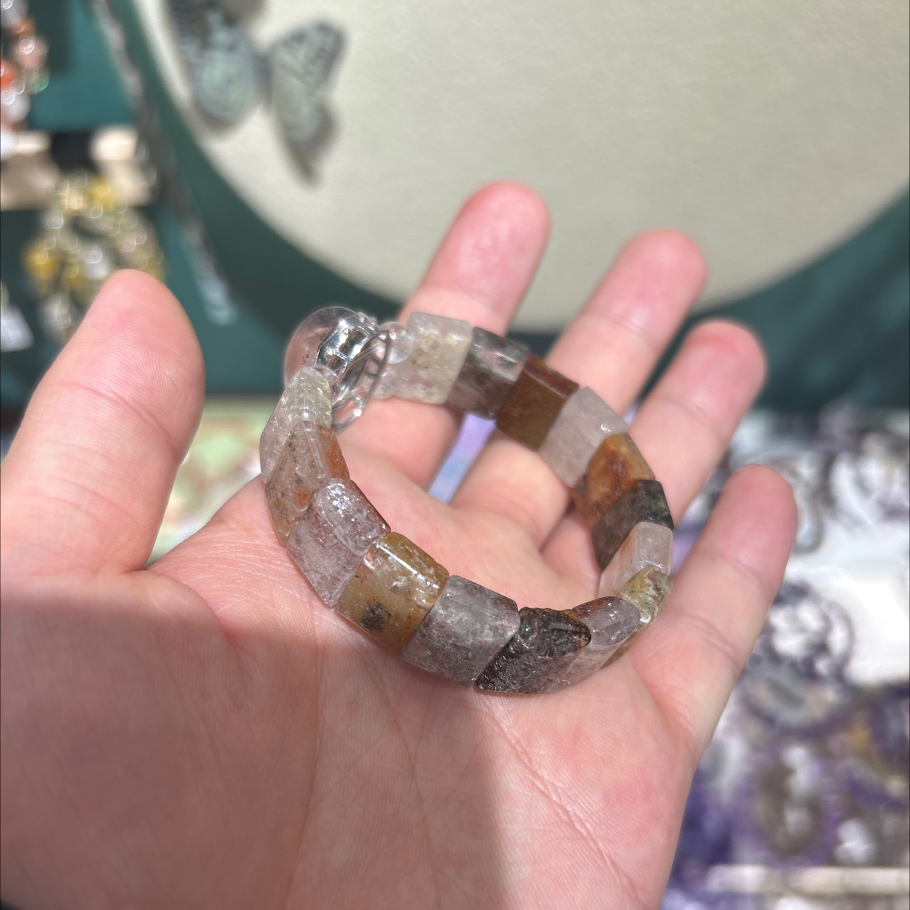 文玩手串天然水晶四季幽灵手牌手串文玩手串合香手串菩提盘玩星月菩提详情图4