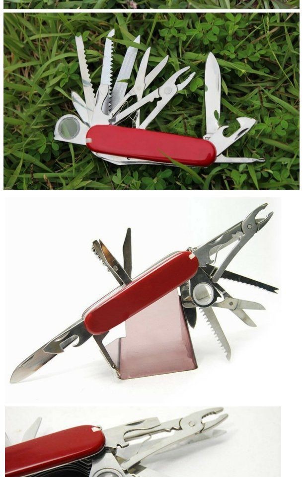 In stock: 91mm stainless steel multi-purpose knife, 17mm multi-functional tool knife, outdoor folding knife detail image 6