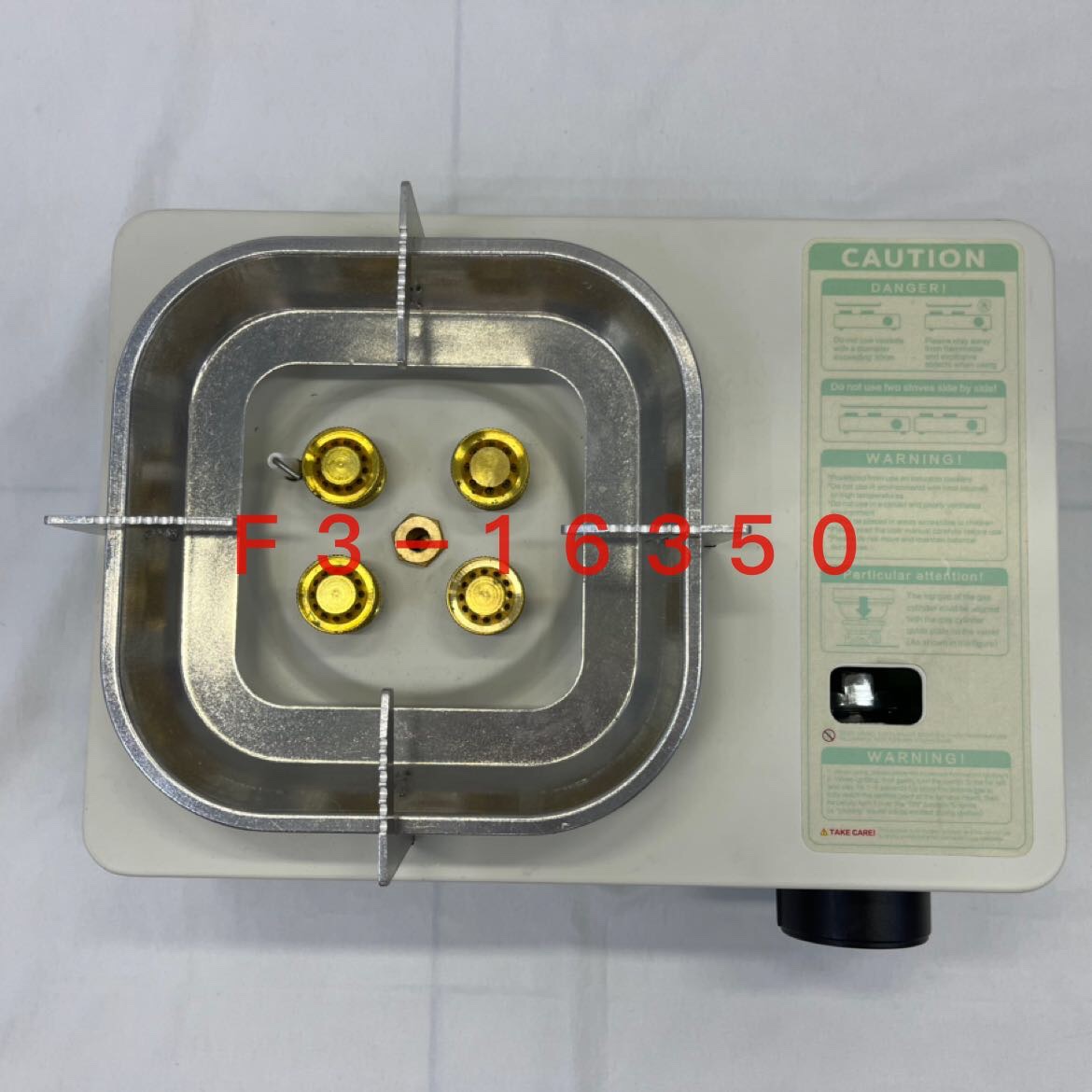 Five-head gas stove, windproof outdoor stove, fire-resistant boiler, portable magnetic stove, gas stove, mini gas stove, source factory Specification image