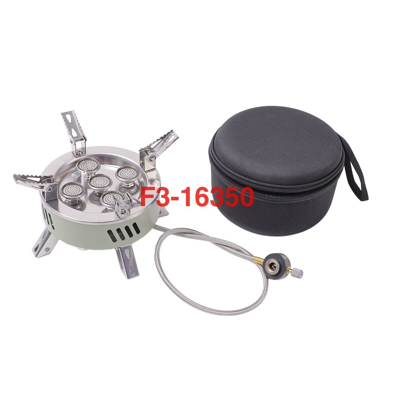 Five-core gas stove, outdoor camping stove for boiling water and tea, portable folding camping cookware, gas stove, source factory, source factory Specification image