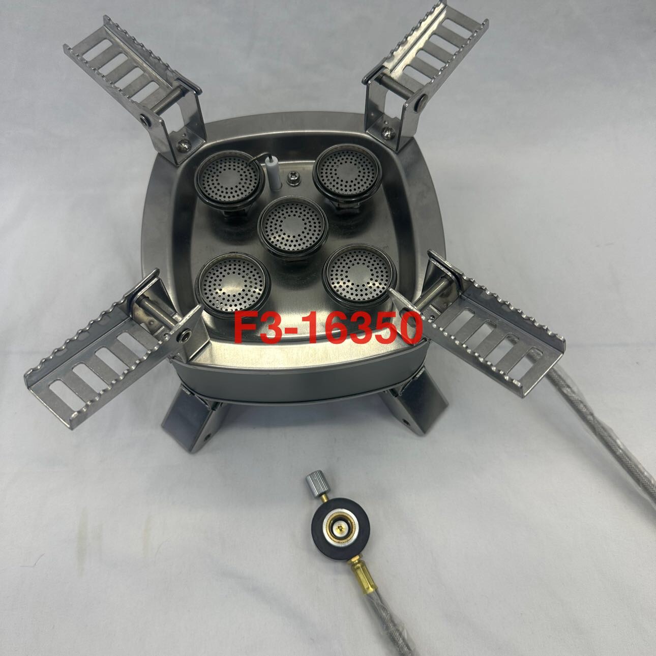 Newly upgraded portable folding outdoor fierce fire stove 12800W five-core fierce fire camping portable gas stove source factory Source factory Item Picture